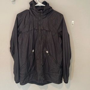 Women’s black lululemon running jacket